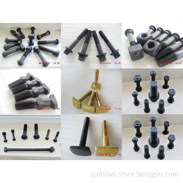 Different Types of Turnout Bolt, Screw Sleeper